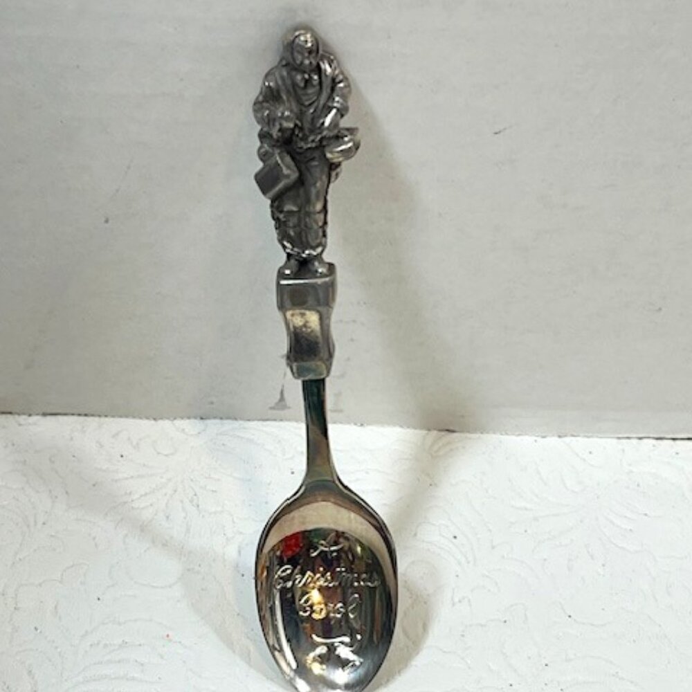 Reed & Barton Silver Plated Spoon Marley's Ghost Christmas Carol 3rd Edition